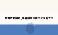 黑客攻防网站_黑客网络攻防图片大全大图