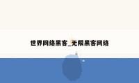 世界网络黑客_无限黑客网络