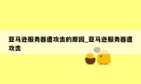 亚马逊服务器遭攻击的原因_亚马逊服务器遭攻击